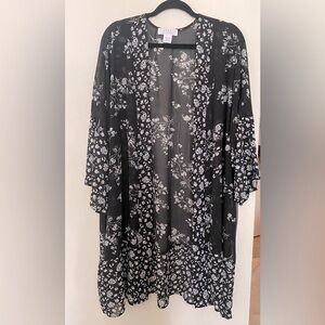 NWT Sheer Kimono Wrap Cover up